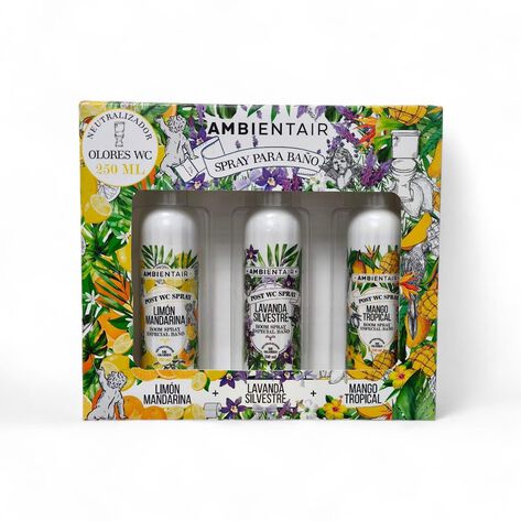 Aromatizante Para Ba&ntilde;o Ambientair  3/250ml